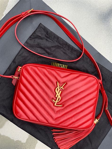 red ysl bag hire